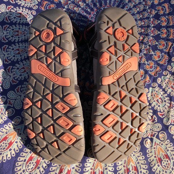 Merrell Cocoa and Coral Slingback Sandals, Women Size 7 - Picture 7 of 7